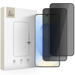 Set 2 folii sticla securizata Tech-Protect Glass SPY Plus compatibila cu Samsung Galaxy S26 Plus, Privacy