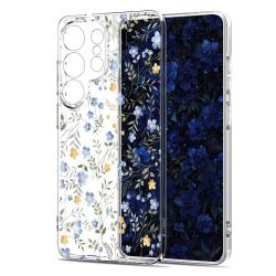 Carcasa Tech-Protect FlexAir Spring Flowers compatibila cu Samsung Galaxy S26 Ultra, Transparent