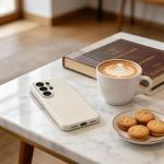 Carcasa Tech-Protect Silicone cu MagSafe compatibila cu Samsung Galaxy S26 Ultra, Bej 5 - lerato.ro