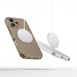 Carcasa Tech-Protect Silicone cu MagSafe compatibila cu iPhone 16e, Maro 3 - lerato.ro