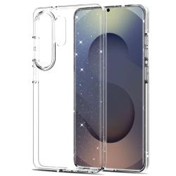 Carcasa Tech-Protect FlexAir Glitter compatibila cu Samsung Galaxy S26 Ultra, Transparent