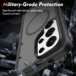 Carcasa 360 grade Tech-Protect Defense cu MagSafe compatibila cu Samsung Galaxy S26 Ultra, Negru 6 - lerato.ro