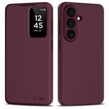 Carcasa Tech-Protect Smart Wallet compatibila cu Samsung Galaxy S26 Plus, Bordeaux