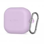 Carcasa Tech-Protect Silicone Hook compatibila cu Samsung Galaxy Buds 4 / 4 Pro, Violet 2 - lerato.ro