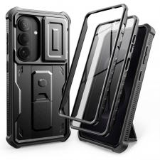 Carcasa 360 grade Tech-Protect Kevlar Cam Plus compatibila cu Samsung Galaxy S26, Negru