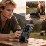 Carcasa 360 grade Tech-Protect Kevlar Cam Plus compatibila cu Samsung Galaxy S26, Negru 4 - lerato.ro