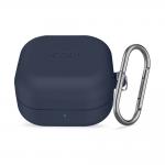 Carcasa Tech-Protect Silicone Hook compatibila cu Samsung Galaxy Buds 4 / 4 Pro, Navy Blue 4 - lerato.ro