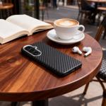 Carcasa Tech-Protect Ion Carbon cu MagSafe compatibila cu Samsung Galaxy S26, Negru 5 - lerato.ro