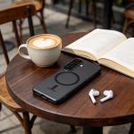 Carcasa Tech-Protect MagSlim cu MagSafe compatibila cu Samsung Galaxy S26, Negru 5 - lerato.ro