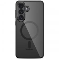 Carcasa Tech-Protect Magmat cu MagSafe compatibila cu Samsung Galaxy S26, Negru / Transparent