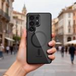 Carcasa Tech-Protect Magmat cu MagSafe compatibila cu Samsung Galaxy S26 Ultra, Negru / Transparent 10 - lerato.ro