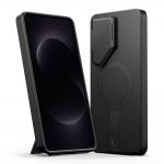 Carcasa Tech-Protect Kevlar Aura cu MagSafe si Stand compatibila cu Samsung Galaxy S26 Ultra, Negru / Portocaliu 3 - lerato.ro