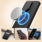 Carcasa Tech-Protect Kevlar Aura cu MagSafe si Stand compatibila cu Samsung Galaxy S26 Ultra, Negru / Portocaliu 4 - lerato.ro