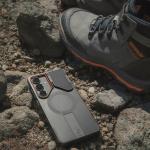 Carcasa Tech-Protect Kevlar Aura cu MagSafe si Stand compatibila cu Samsung Galaxy S26, Negru / Portocaliu 8 - lerato.ro