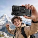 Carcasa 360 grade Tech-Protect Kevlar Cam Plus compatibila cu Samsung Galaxy S26 Ultra, Negru 8 - lerato.ro