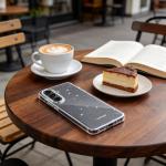 Carcasa Tech-Protect FlexAir Glitter compatibila cu Samsung Galaxy A57 5G, Transparent 5 - lerato.ro