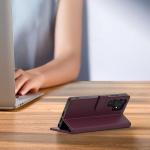 Carcasa flip cover Tech-Protect Wallet compatibila cu Samsung Galaxy A57 5G, Bordeaux 9 - lerato.ro