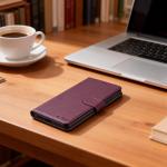 Carcasa flip cover Tech-Protect Wallet compatibila cu Samsung Galaxy A37 5G, Bordeaux 7 - lerato.ro