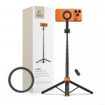 Selfie stick cu trepied si telecomanda Tech-Protect L10S pentru telefon, Compatibil MagSagfe, Reglabil, 1.52m, Negru 3 - lerato.ro