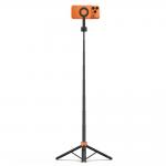 Selfie stick cu trepied si telecomanda Tech-Protect L10S pentru telefon, Compatibil MagSagfe, Reglabil, 1.52m, Negru 2 - lerato.ro