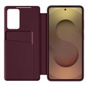 Carcasa flip cover Tech-Protect Smart Wallet compatibila cu Samsung Galaxy S26 Ultra, Bordeaux