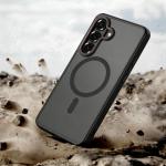 Carcasa Tech-Protect MagCam cu MagSafe compatibila cu Samsung Galaxy S26 Plus, Matte Black / Red 8 - lerato.ro