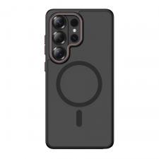 Carcasa Tech-Protect MagCam cu MagSafe compatibila cu Samsung Galaxy S26 Ultra, Matte Black / Red