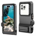 Husa universala pentru telefon Tech-Protect IPX8 Pro, Waterproof, Destinata telefoanelor cu dimensiuni intre 4.7–6.9 inch, Negru 4 - lerato.ro