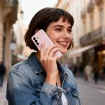 Carcasa Tech-Protect Icon compatibila cu Samsung Galaxy A57 5G, Roz 5 - lerato.ro