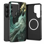 Carcasa Tech-Protect Lamano cu MagSafe compatibila cu Samsung Galaxy S26 Ultra, Green Aura 2 - lerato.ro