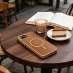 Husa Tech-Protect BasicMag cu MagSafe compatibila cu iPhone 17e / 16e, Maro 5 - lerato.ro