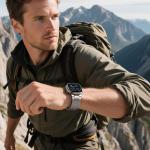 Curea din otel inoxidabil Tech-Protect Milano Vanguard compatibila cu Apple Watch 6/7/8/9/10/SE/Ultra 1/2, 44/45/46/49mm, Titanium 7 - lerato.ro