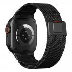Curea din otel inoxidabil Tech-Protect Milano Vanguard compatibila cu Apple Watch 6/7/8/9/10/SE/Ultra 1/2, 44/45/46/49mm, Black 4 - lerato.ro