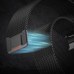 Curea din otel inoxidabil Tech-Protect Milano Vanguard compatibila cu Apple Watch 6/7/8/9/10/SE/Ultra 1/2, 44/45/46/49mm, Black 6 - lerato.ro