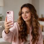 Husa Tech-Protect Magmat cu MagSafe compatibila cu iPhone 17e / 16e, Roz / Transparent 9 - lerato.ro