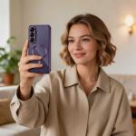 Carcasa Tech-Protect MagFlex cu MagSafe compatibila cu Samsung Galaxy S26, Mov / Transparent 6 - lerato.ro