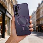 Carcasa Tech-Protect MagFlex cu MagSafe compatibila cu Samsung Galaxy S26, Mov / Transparent 7 - lerato.ro