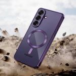 Carcasa Tech-Protect MagFlex cu MagSafe compatibila cu Samsung Galaxy S26, Mov / Transparent 8 - lerato.ro