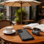 Carcasa Tech-Protect Rugged Shield compatibila cu Samsung Galaxy A57, Negru / Transparent 5 - lerato.ro