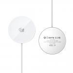 Incarcator wireless Tech-Protect A50 cu MagSafe, 25W, 3A, Cablu USB-C 116cm, Alb 5 - lerato.ro