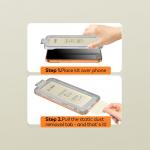 Set 2 folii sticla securizata Tech-Protect Quick Set Plus, Kit montare inclus, compatibile cu Samsung Galaxy S26, Negru 7 - lerato.ro