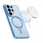 Carcasa Tech-Protect MagFlex compatibila cu Samsung Galaxy S26 Ultra, Transparent / Albastru 4 - lerato.ro
