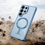 Carcasa Tech-Protect MagFlex compatibila cu Samsung Galaxy S26 Ultra, Transparent / Albastru 6 - lerato.ro