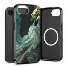 Huse si carcase iPhone 17e, Carcasa Tech-Protect Lamano cu MagSafe compatibila cu iPhone 17e / 16e, Green Aura, lerato.ro