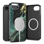Carcasa Tech-Protect Lamano cu MagSafe compatibila cu iPhone 17e / 16e, Green Aura 3 - lerato.ro