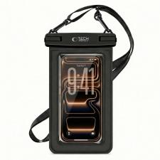 Husa waterproof universala Tech-Protect UWC7 pentru dispozitive 6.9 inch, IPX8, Negru