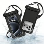 Husa waterproof universala Tech-Protect UWC7 pentru dispozitive 6.9 inch, IPX8, Negru 3 - lerato.ro