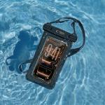 Husa waterproof universala Tech-Protect UWC7 pentru dispozitive 6.9 inch, IPX8, Negru 4 - lerato.ro