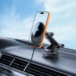 Suport auto Tech-Protect V21, MagSafe, Air Vent / Dashboard / Windshield Mount, Incarcare Wireless, 25W, Rotire 360 grade, Negru 10 - lerato.ro