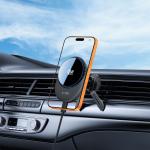 Suport auto Tech-Protect V21, MagSafe, Air Vent / Dashboard / Windshield Mount, Incarcare Wireless, 25W, Rotire 360 grade, Negru 11 - lerato.ro